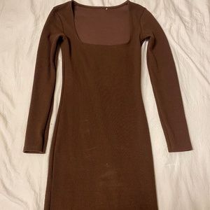 Brown Mini dress
